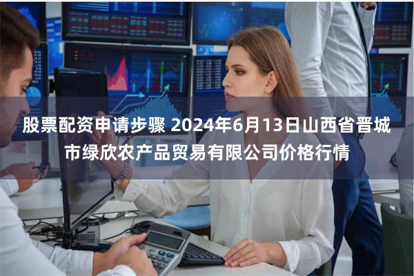 股票配资申请步骤 2024年6月13日山西省晋城市绿欣农产品贸易有限公司价格行情